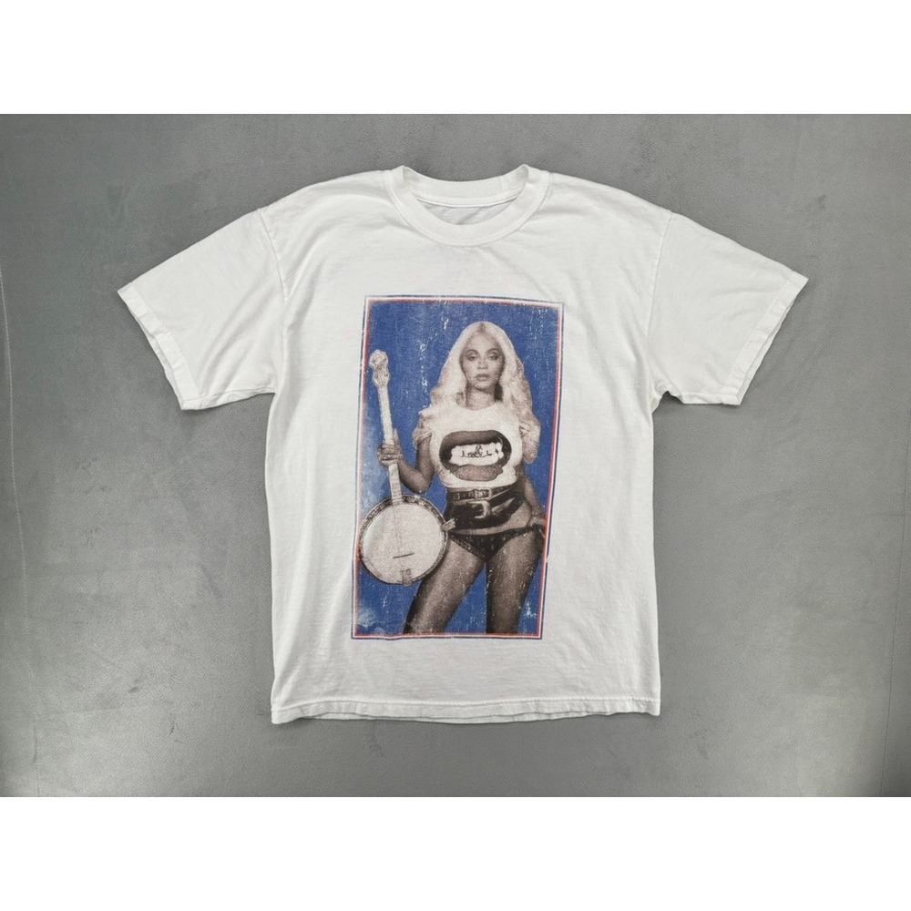 Beyonce Cowboy Carter CCT2025 Tour Graphic T-Shirt White Small